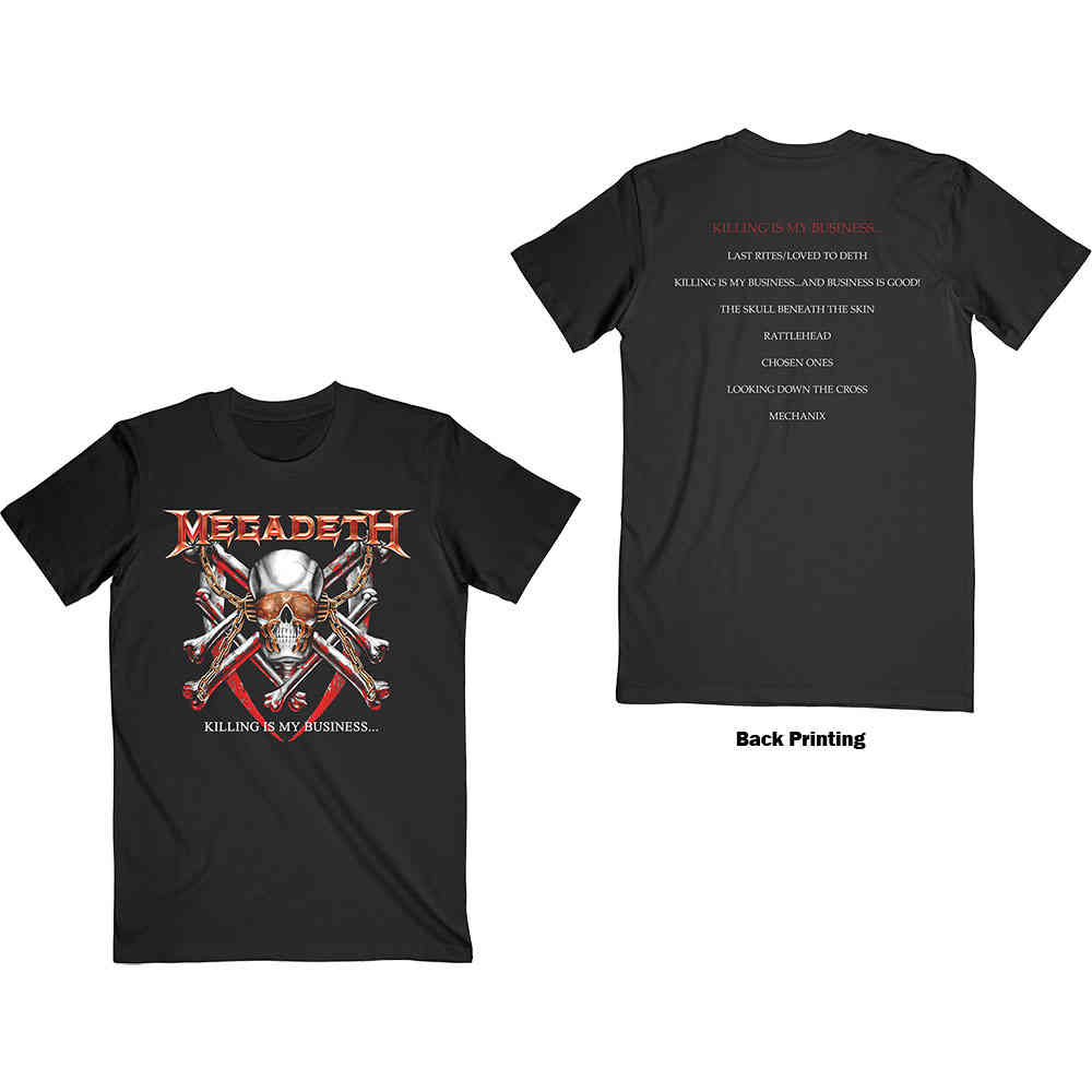 Megadeth - Killing Is My Business Heren Tshirt - Zwart